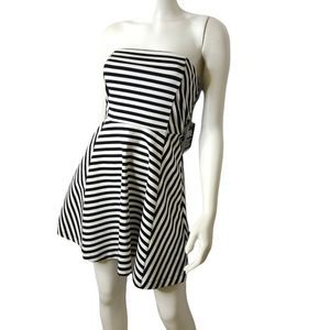 EXPRESS Striped Strapless Dress sz 2